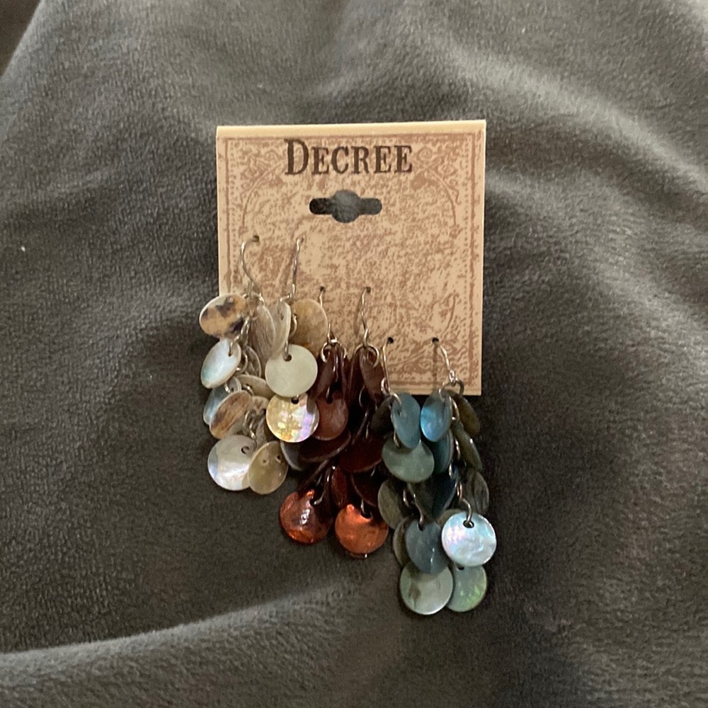 Decree earrings, includes all 3